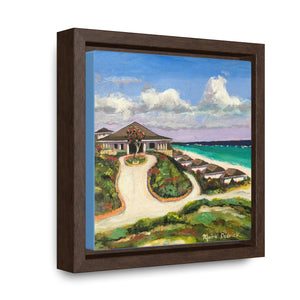 Sailrock Resort on Square Framed Premium Gallery Wrap Canvas