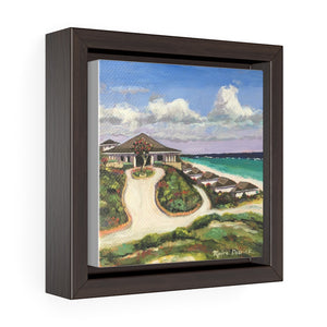 Open image in slideshow, Sailrock Resort Print on Square Framed Premium Gallery Wrap Canvas
